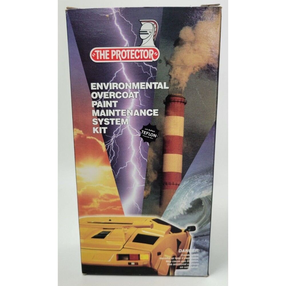 Vtg NOS The Protector Environmental Overcoat Paint Maintenance System Kit ECP